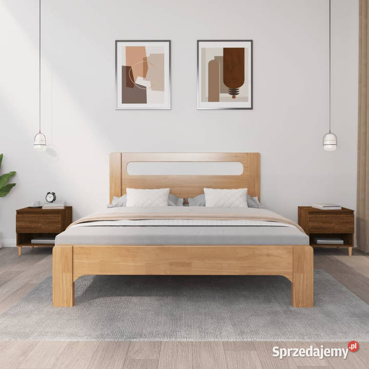 Szafki nocne 2 brązowy dąb 50x46x50 WM819547 Warszawa