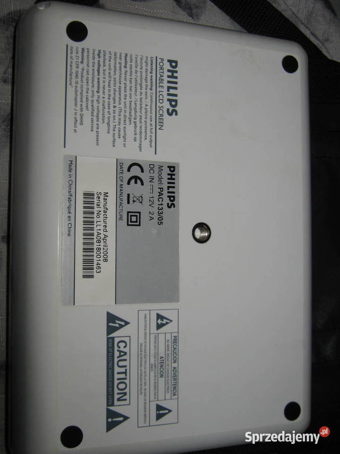 PHILIPS PAC 13305 MONITOR 7 DO SAMOCHODU małopolskie Nowy Sącz