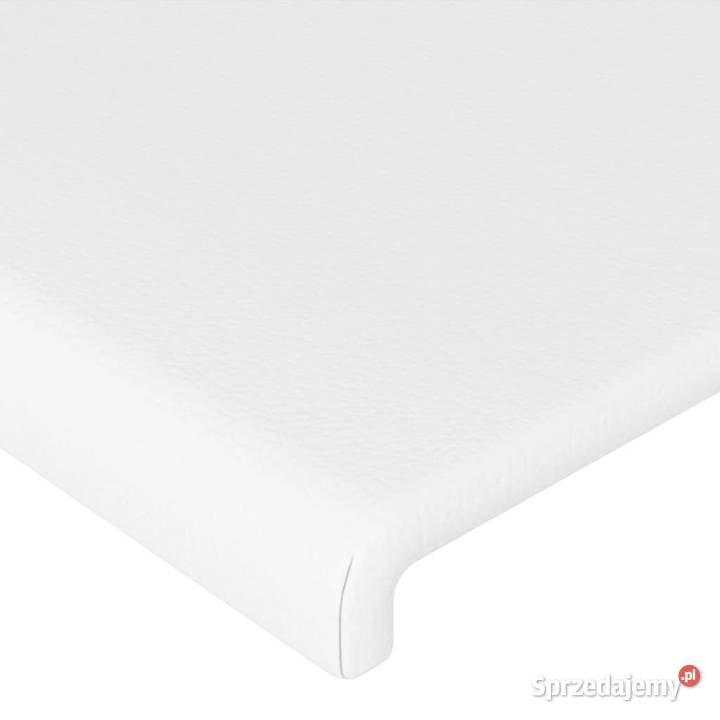 Zagłówek do łóżka z LED biały 183x16x118128 Warszawa