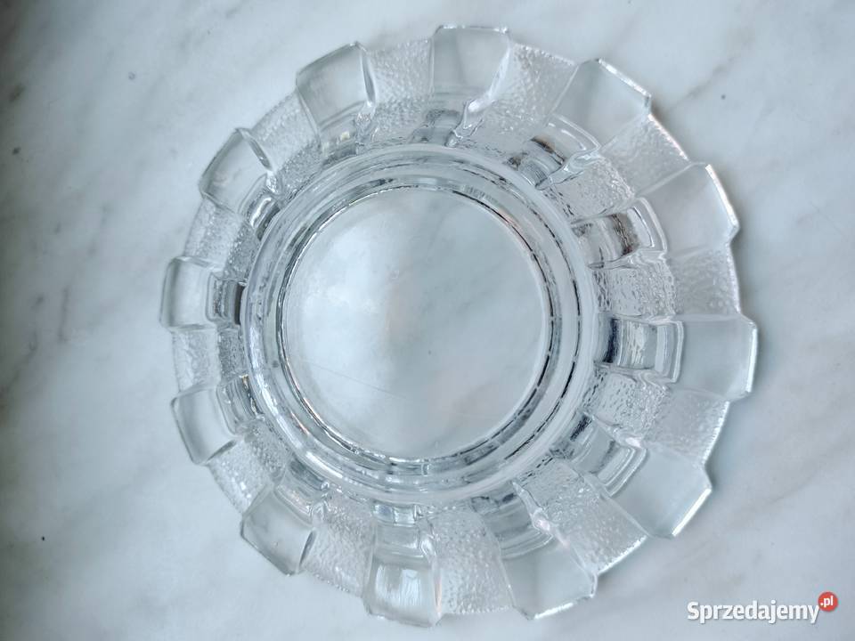 Bombonierka cukiernica puzderko szklane prl zachodniopomorskie