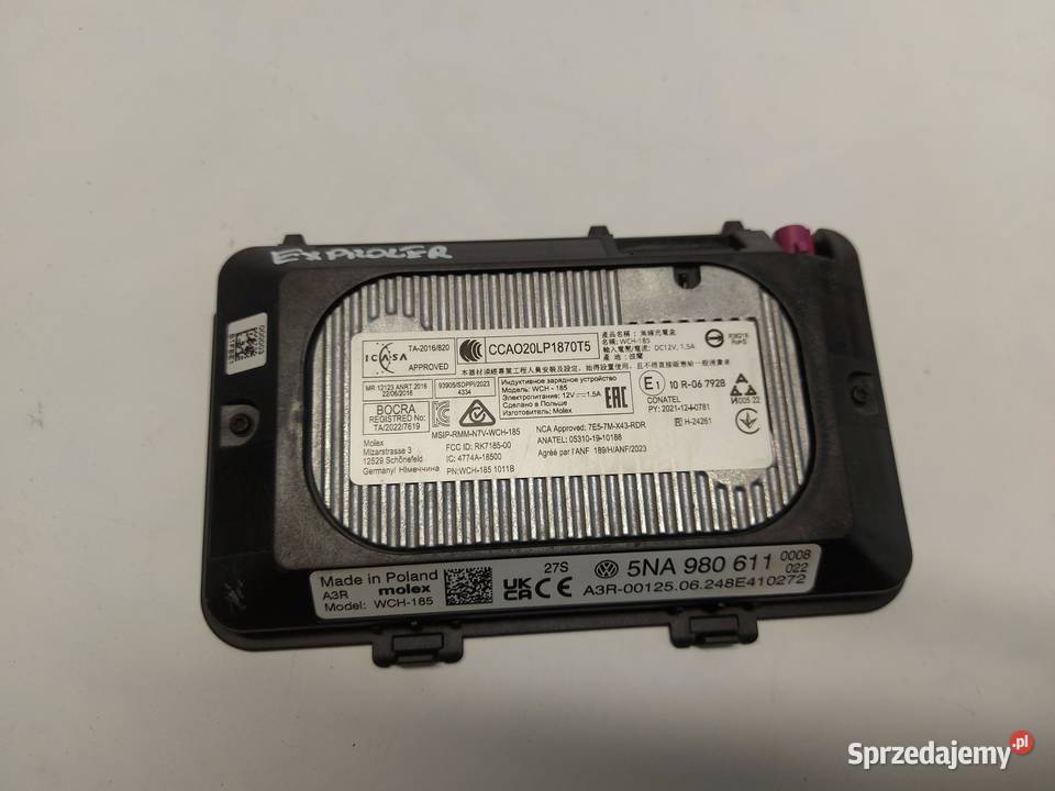 Ford Explorer VII R2KB ŁADOWARKA INDUKCYJNA Ładowarki samochodowe