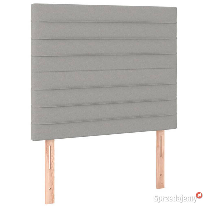 Zagłówek do łóżka z LED jasnoszary 100x5x118128 mazowieckie Warszawa
