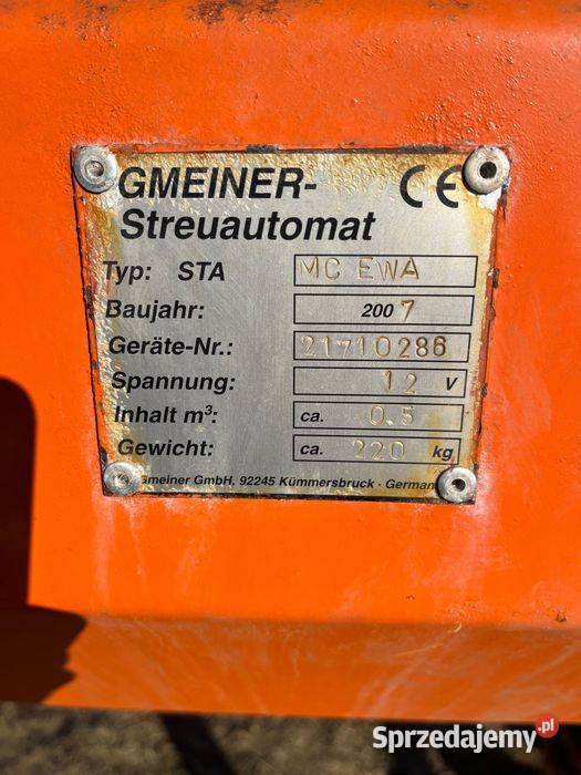 Podajnik Hydrauliczny do Soli paszy Tuliszków