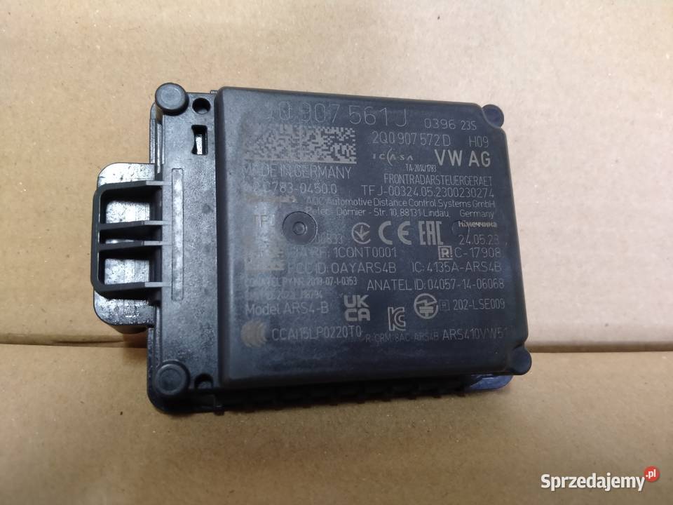 VW AUDI SEAT SKODA RADAR SENSOR DISTRONIC Kargowa sprzedam