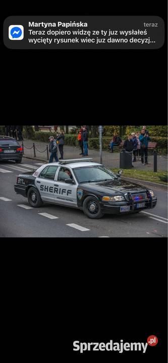 Wynajem Amerykański radiowóz Ford Crown Victoria Piotrków Trybunalski