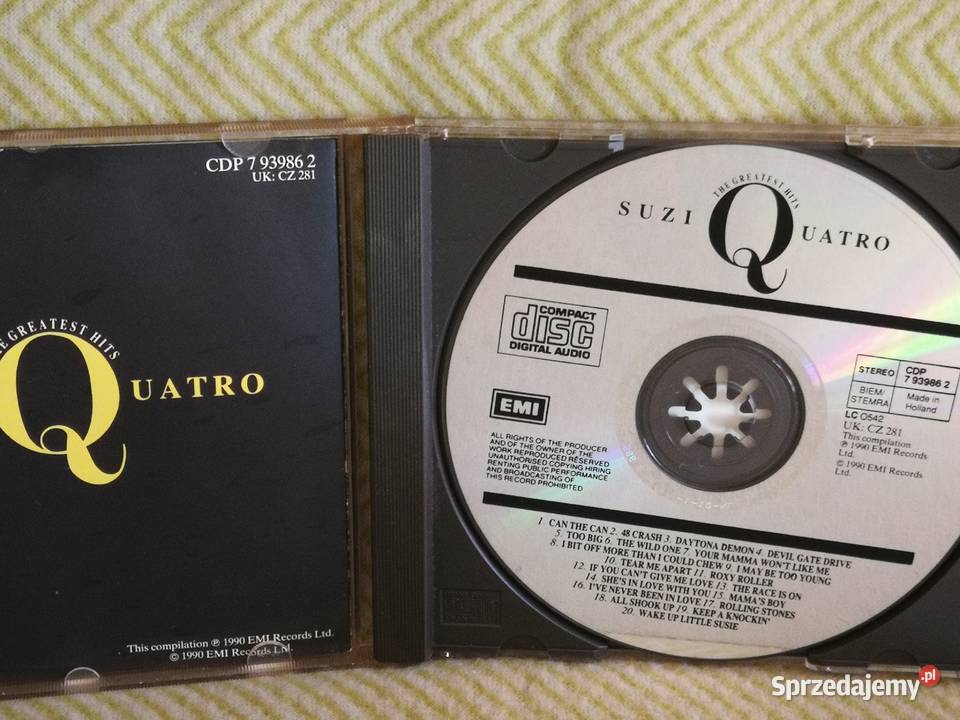 Suzi Quatro The Wild One The Greatest Hits 1990 Szczecin