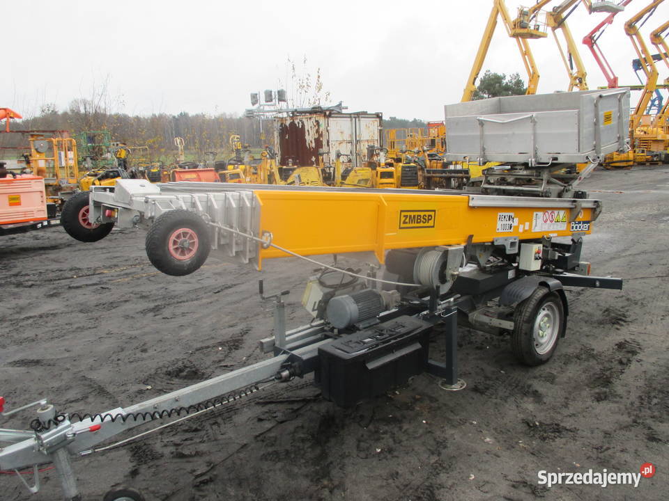 Winda towarowa drabina dekarska Bcker Junior Maszyny budowlane Pleszew