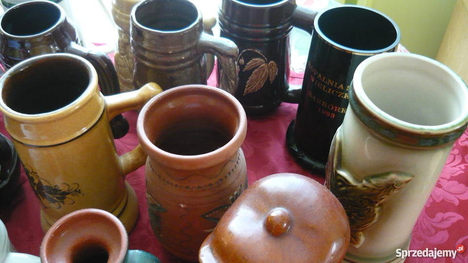 Kufle dzbanki Kolekcje Myszków sprzedam