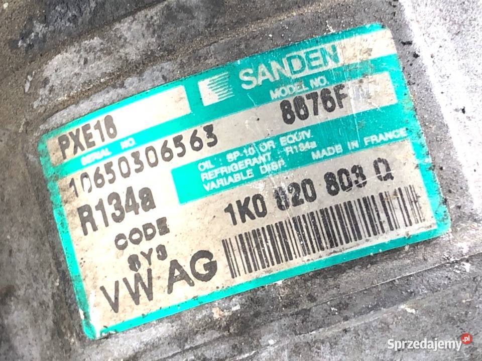 SPRĘŻARKA KLIMATYZACJI VW TOURAN 1K0820803Q 20 podkarpackie