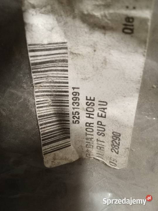 Przewód chłodnicy górny MANITOU 52513991 Węże chłodnicy Rudno