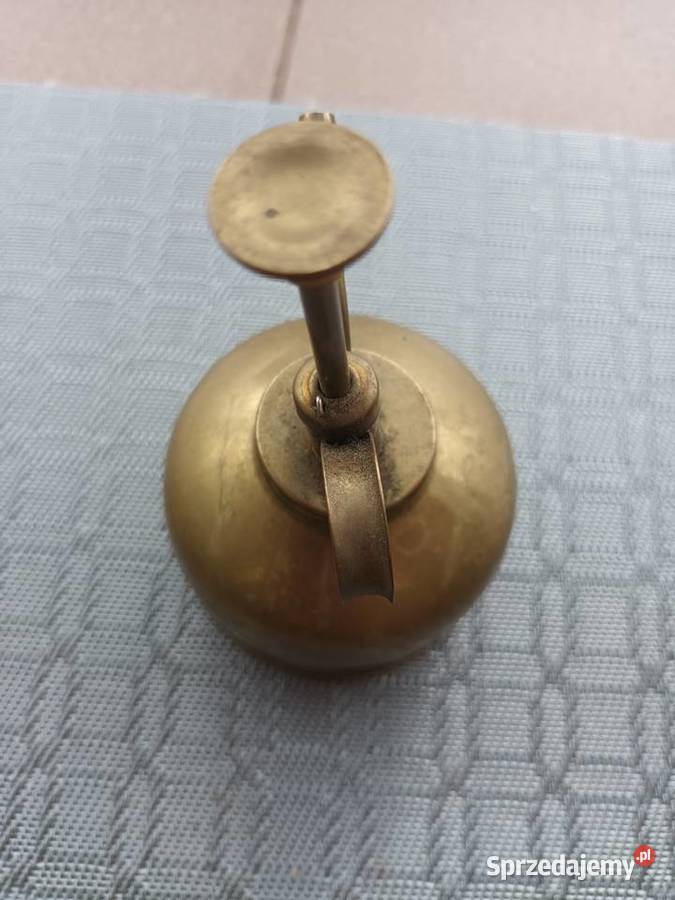 Stara oliwiarka z mosiądzu antyk Aleksandrów Łódzki sprzedam