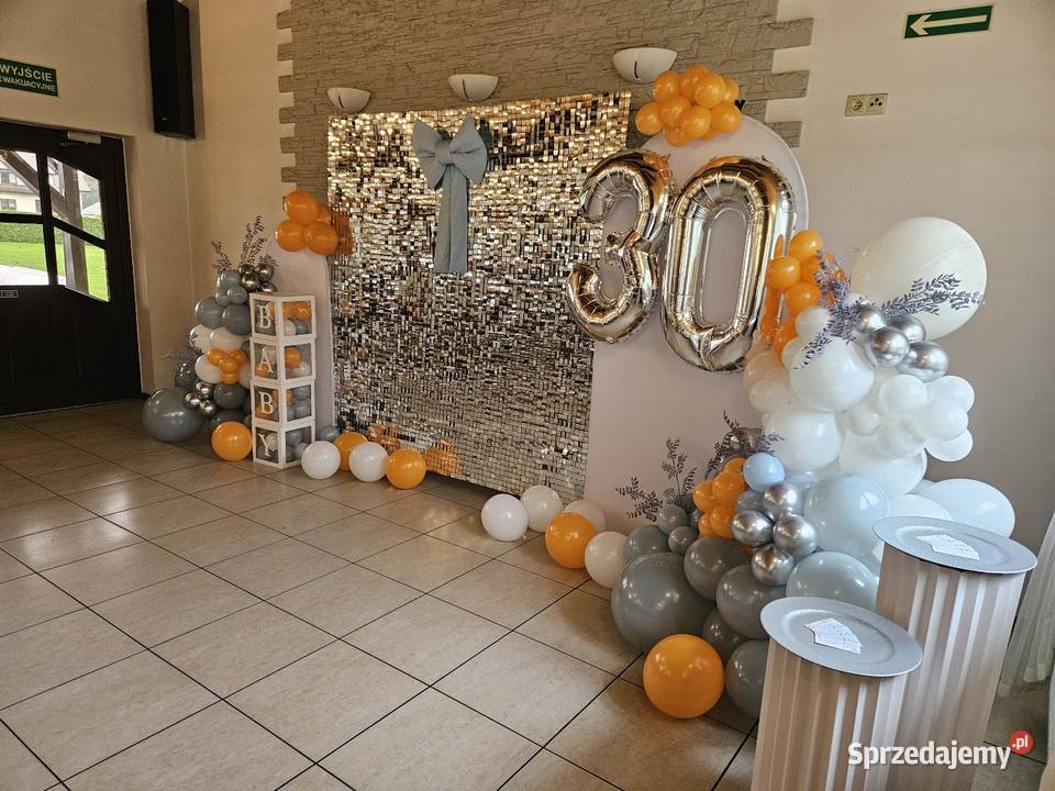 Dekoracje imprez ścianki balonowe Kalisz