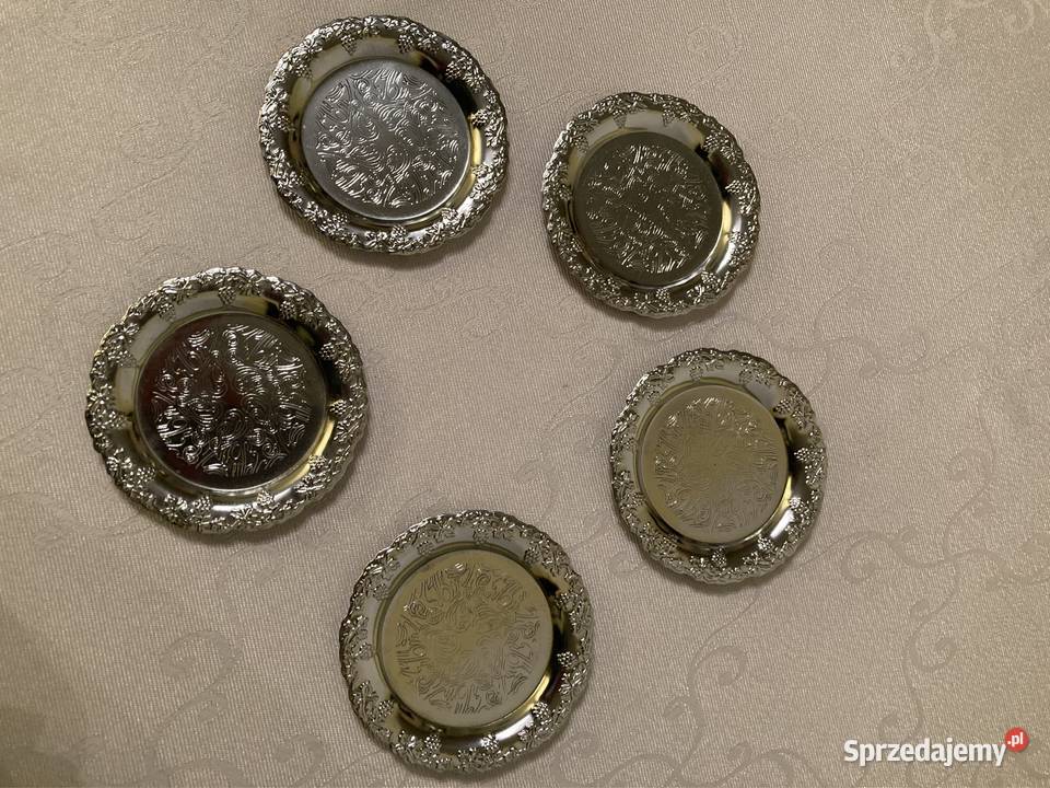 Podkładki na stół pod filiżanki kubki zestaw 5 inny kolor Czerwionka-Leszczyny