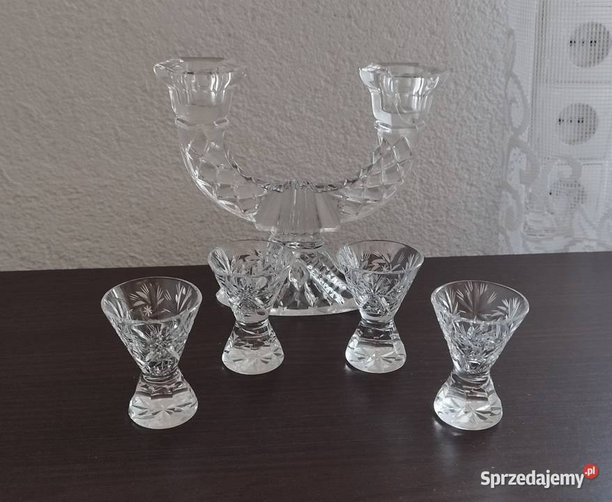 Przepiękne kryształy Porcelana i szkło dolnośląskie Łuczyna