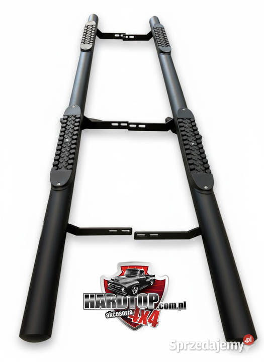 Stopnie Boczne Orurowanie CZARNE z Nakładkami Pasłęk sprzedam