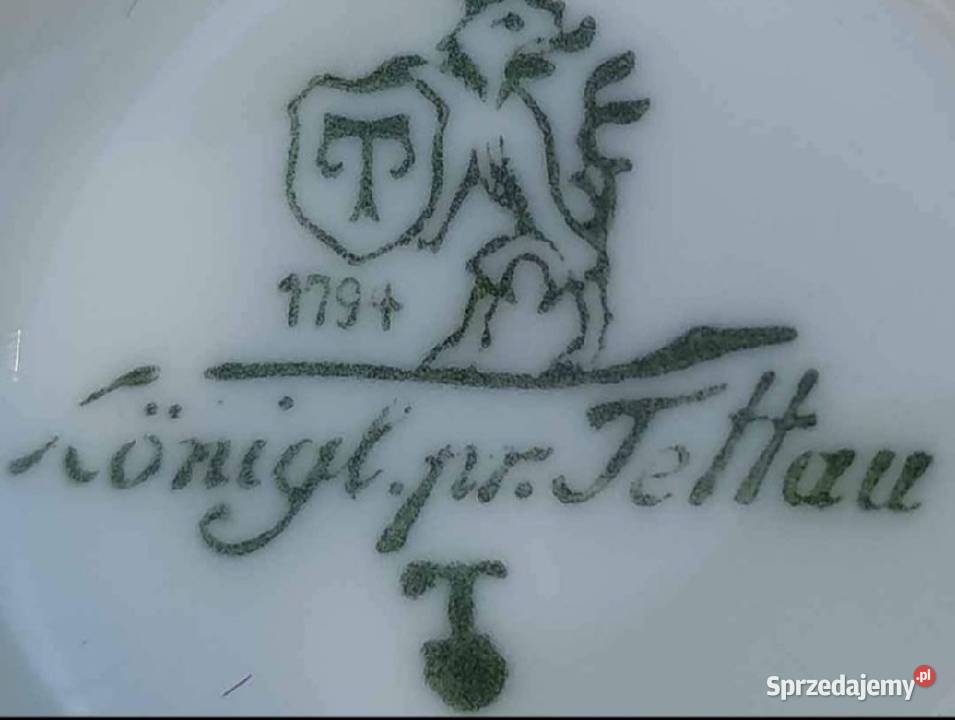 Kniglich Tettau privilegierte Porcelana Pabianice sprzedam