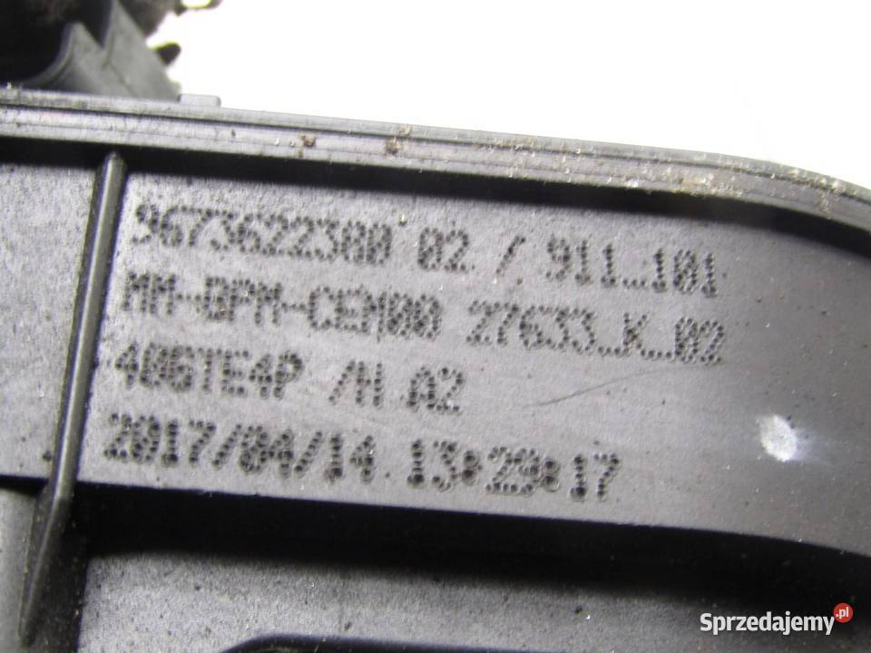 PRZEPUSTNICA 12 VTI CITROEN C3 III 9673622380 osobowe sprzedam