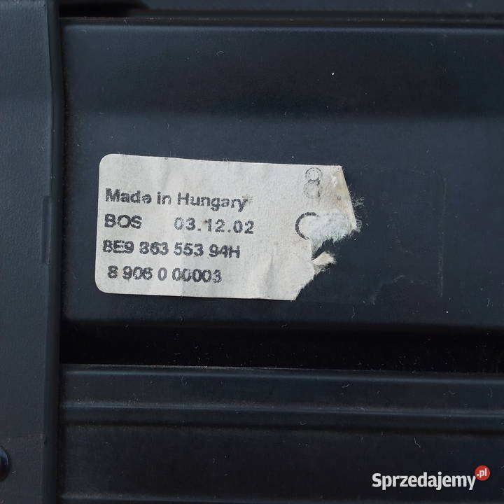 Audi A4 B6 B7 Avant Roleta bagażnika Czarna osobowe Dębica