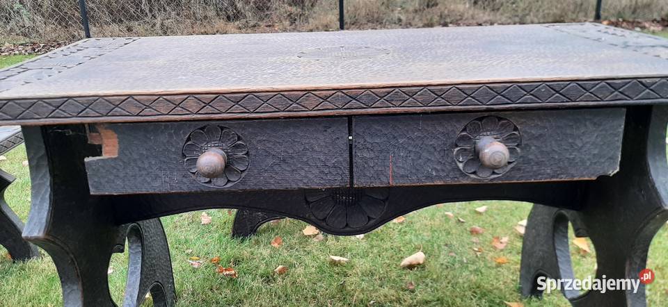 Meble ręcznie rzeźbione ok 40letnie mazowieckie Płońsk