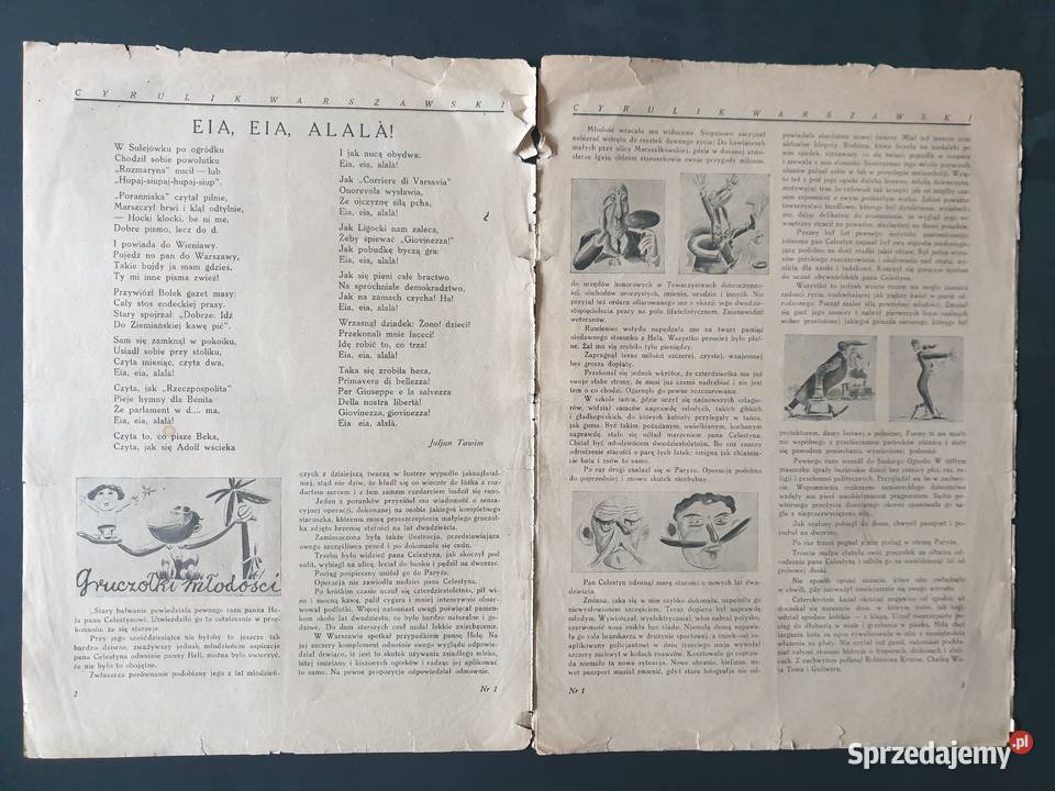 Cyrulik Warszawski numer 1 1926 Gdynia