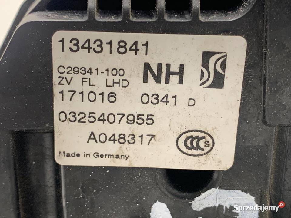 ZAMEK DRZWI LEWY PRZÓD OPEL CORSA E Hatchback podkarpackie