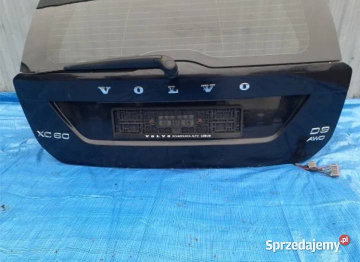 Volvo XC60 0813 r Klapa tyl kompletna czarna Osięciny