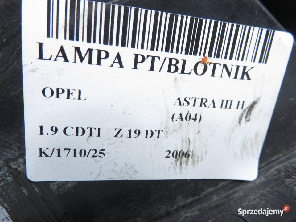 LAMPA PRAWA TYLNA OPEL ASTRA III H