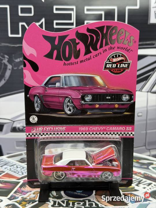 Hot Wheels RLC 1969 Chevy Camaro SS Pink BOX 23 Wrocław