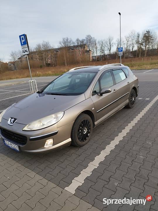 Peugeot 407sw 20 HDI Diesel TANIO welurowa tapicerka Gdańsk