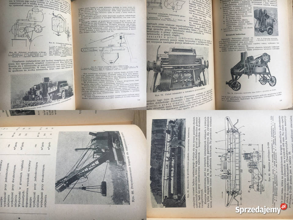 Nawierzchnie betonowe 1959 Unikatowa książka