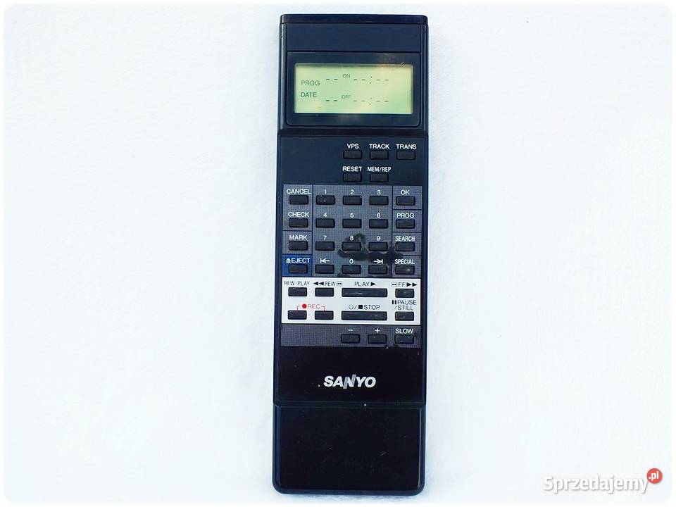 Pilot SANYO A05122 do magnetowidów VHS ORYGINAŁ Żary