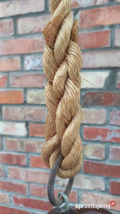 Żyrandol drewniany świecznik na świeczki Lampa