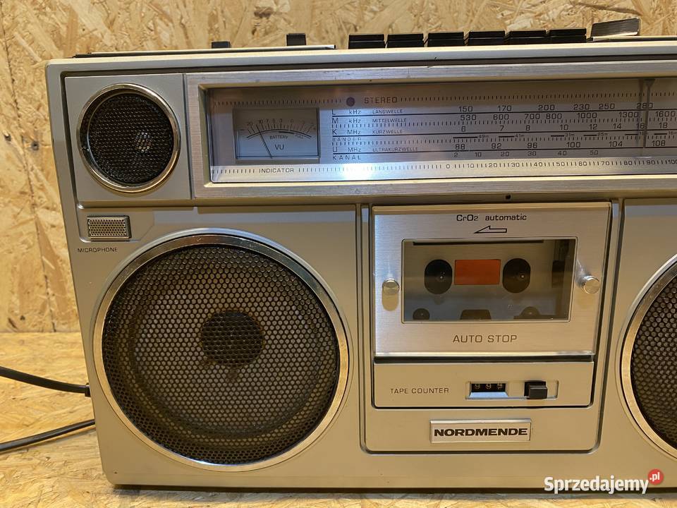 Radiomagnetofon Boombox Nordmende partycorder Gałkowice-Ocin