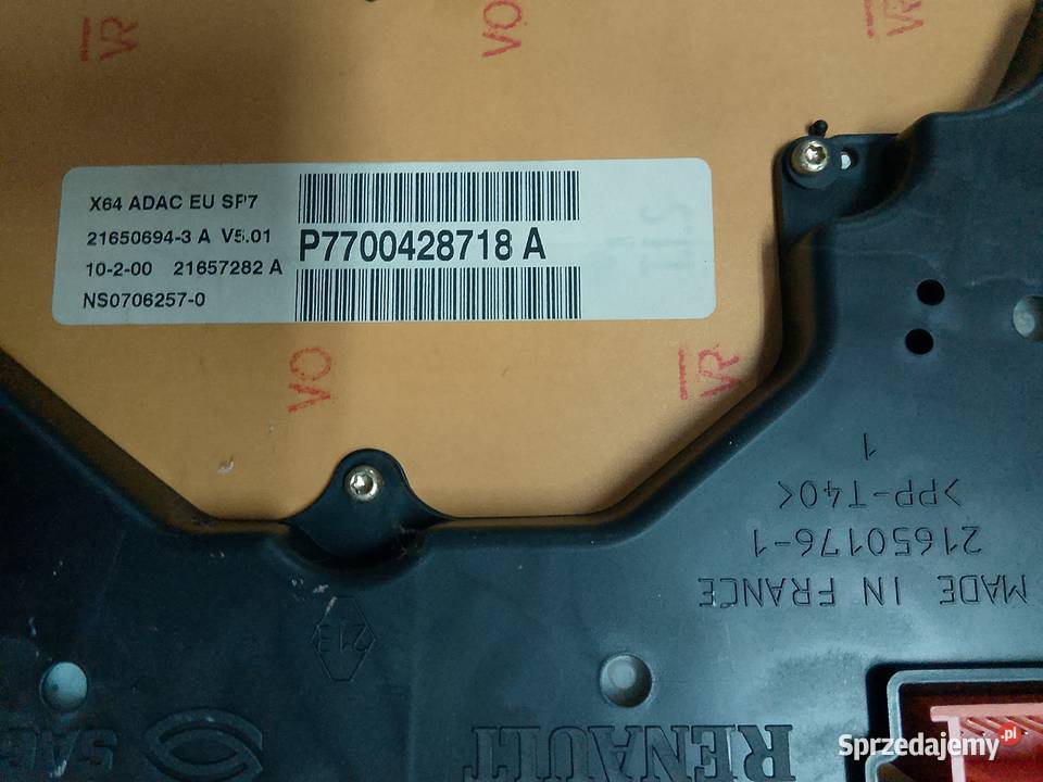 RENAULT MEGANE I LIFT ZESTAW STARTOWY 8200047493
