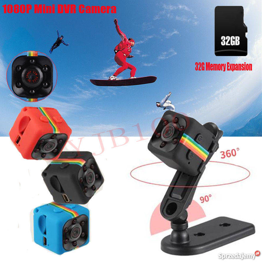 Mini Kamera Full HD SQ11 Szpiegowska DETEKCJA Poznań