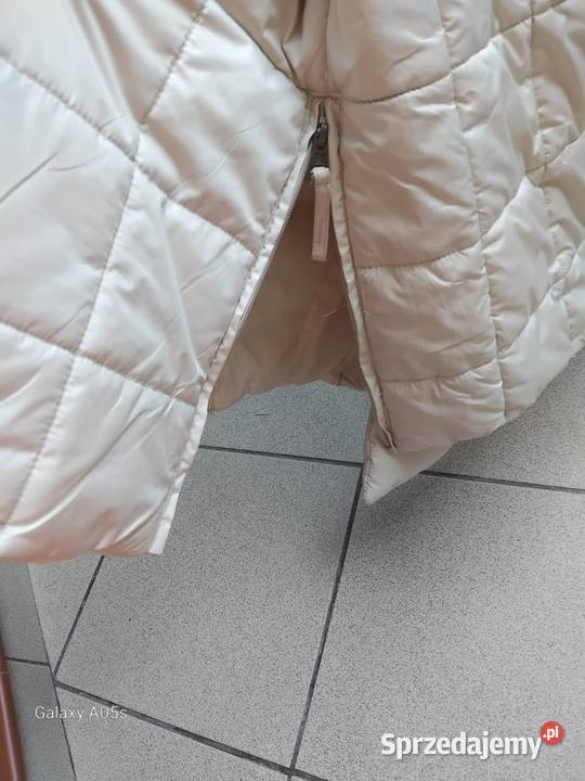 Długa kurtka kremowa Odzież damska Piaseczno