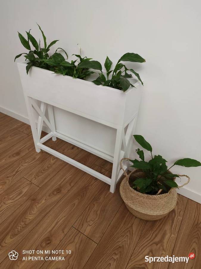 Donica kwietnik osłonka na doniczke drewniana Zduńska Wola