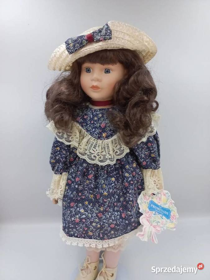 Przepiękna kolekcjonerska lalka porcelanowa sygn