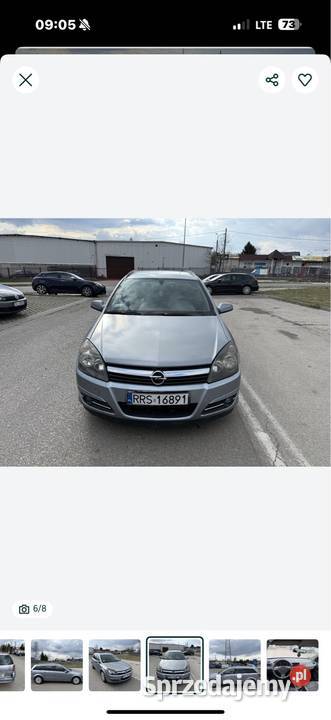 Opel Astra H 19 Cdti 120Koni 6 Biegow welurowa tapicerka Kielce