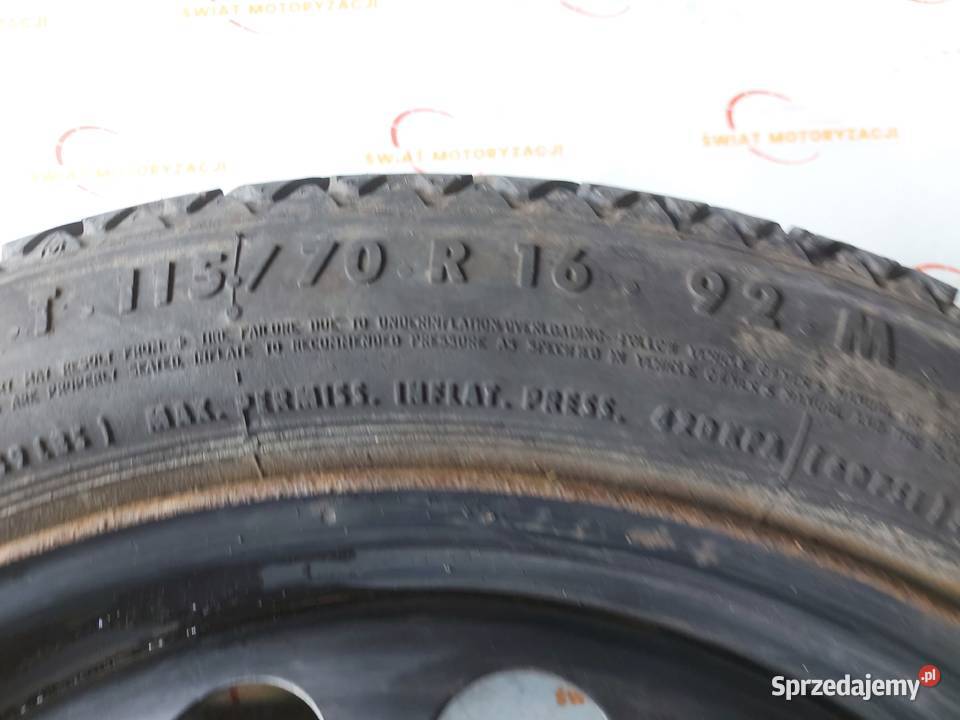 OPEL ASTRA J K koło dojazdowe 1157016 92M 5x105 Kielce