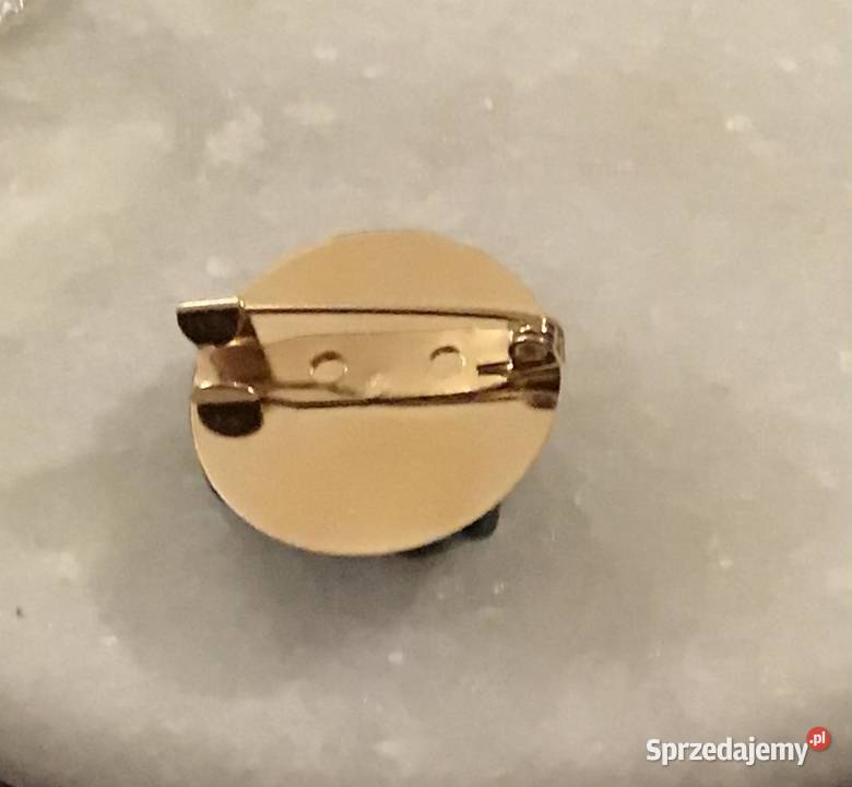 Broszka z zielonymi agatami Warszawa