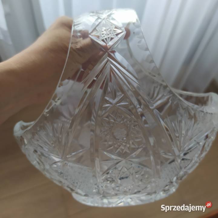 Kryształowy koszyk z PRLu sprzedam