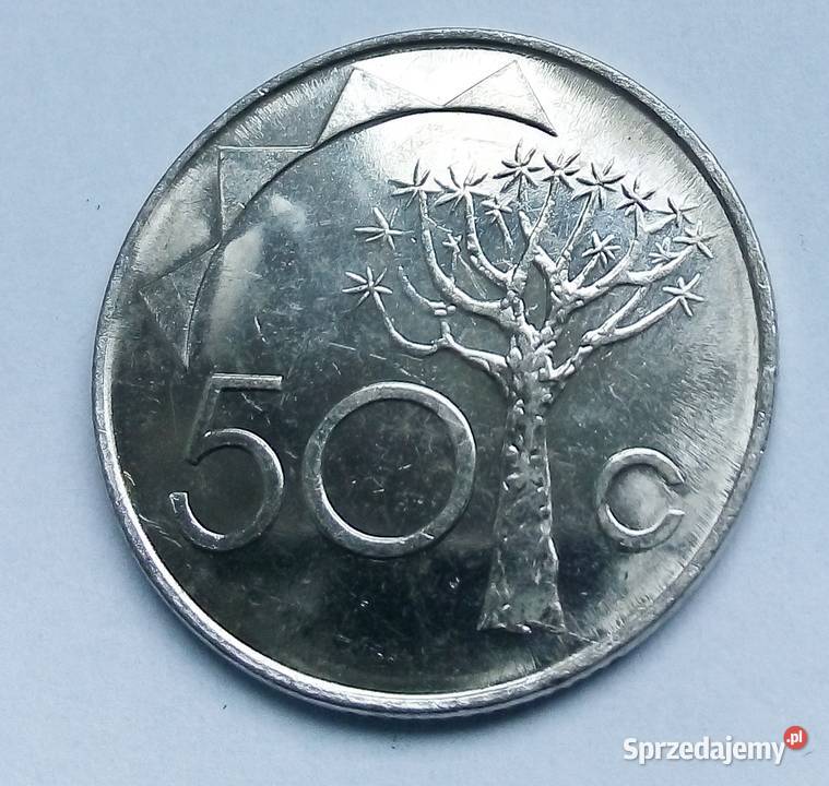 NAMIBIA50 CENTS1993 r DRZEWO Legionowo