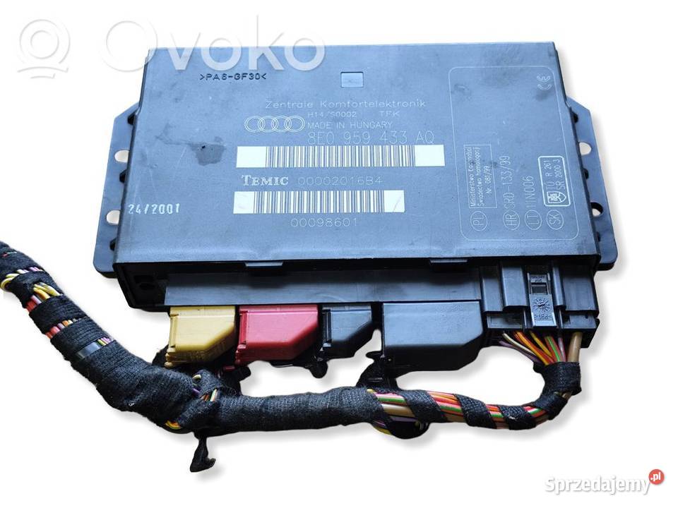Audi A4 S4 B6 STEROWNIK MODUŁ KOMFORTU