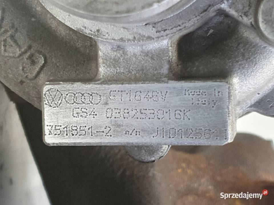 TURBOSPRĘŻARKA VW Passat B6 19 TDI 038253016K osobowe Chełm