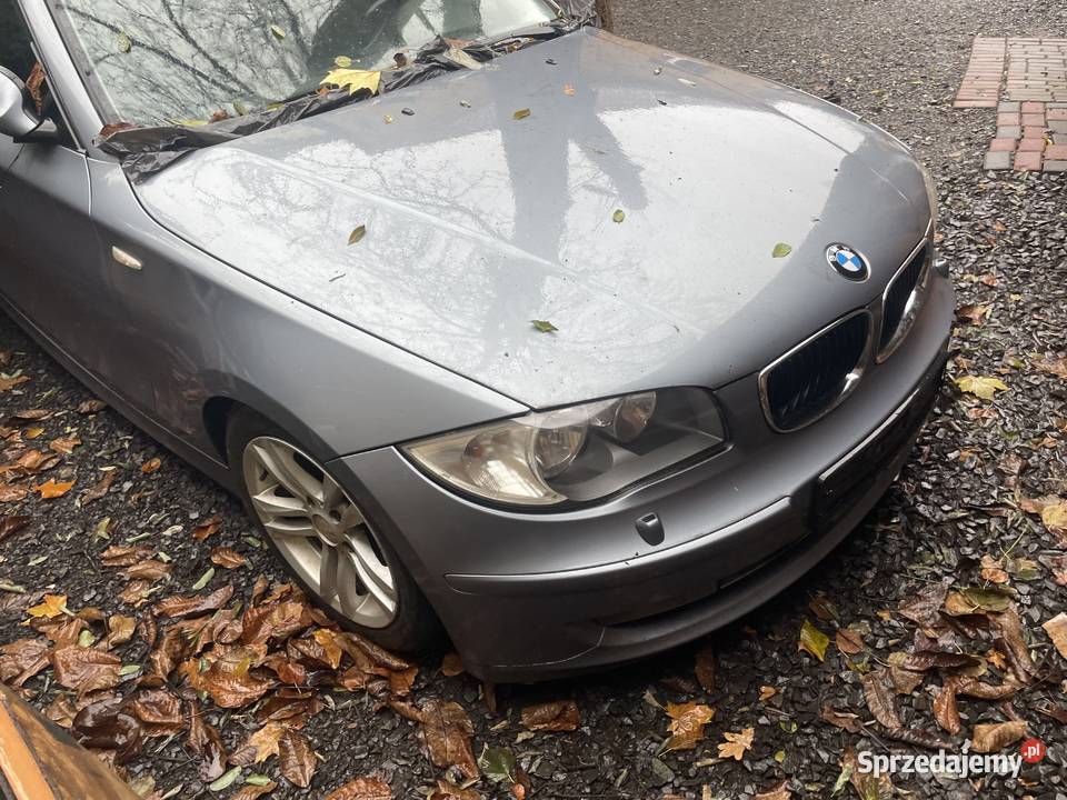 Kompletny przód maska błotniki chłodnice BMW 1 Rok produkcji 2007 Szprotawa sprzedam
