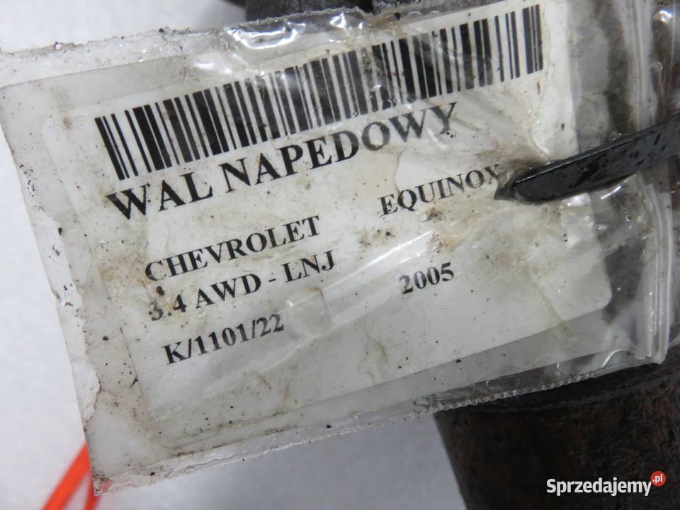 WAŁ NAPĘDOWY CHEVROLET EQUINOX 34 Wały napędowe
