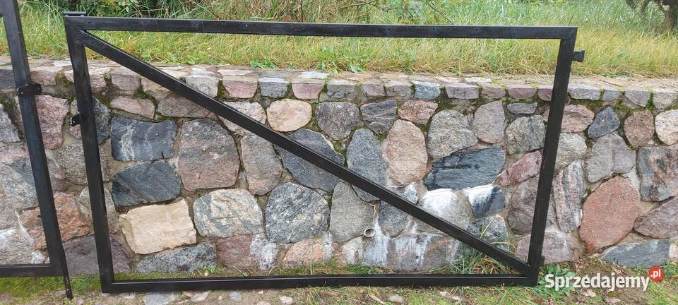 Brama wjazdową dwuskrzydłowa stelarz rama 2x2 Wojtkowizna