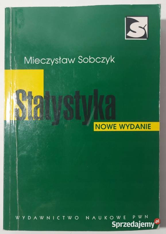 Statystyka Sobczyk Mieczysław tradycyjny podręcznik Świdnica