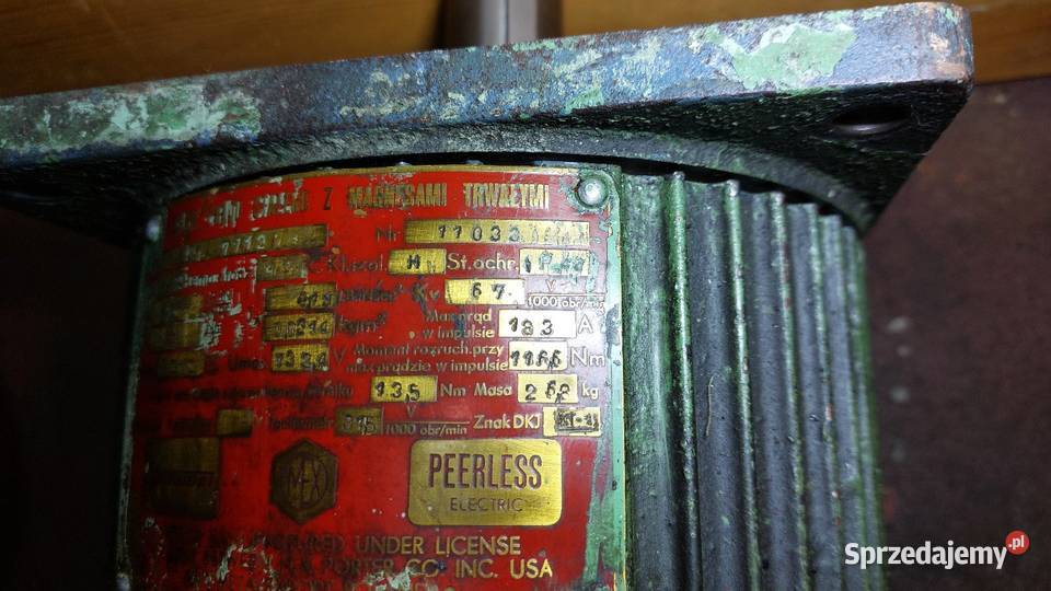 Silnik elektryczny prądu stałego KL 7112 wielkopolskie